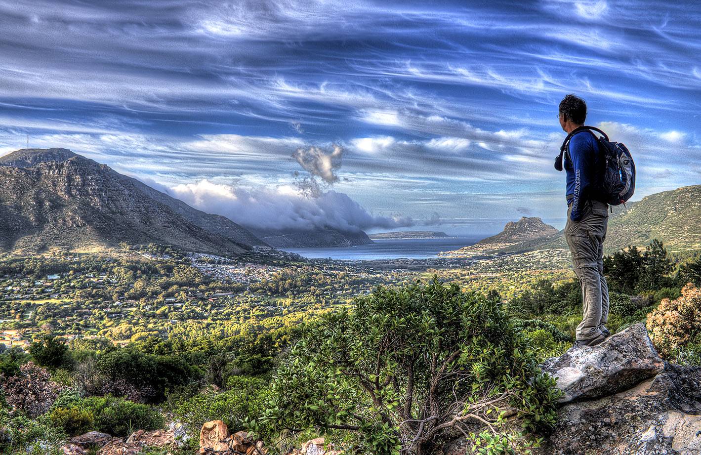 View from the Little Lion's Head in CapeTown