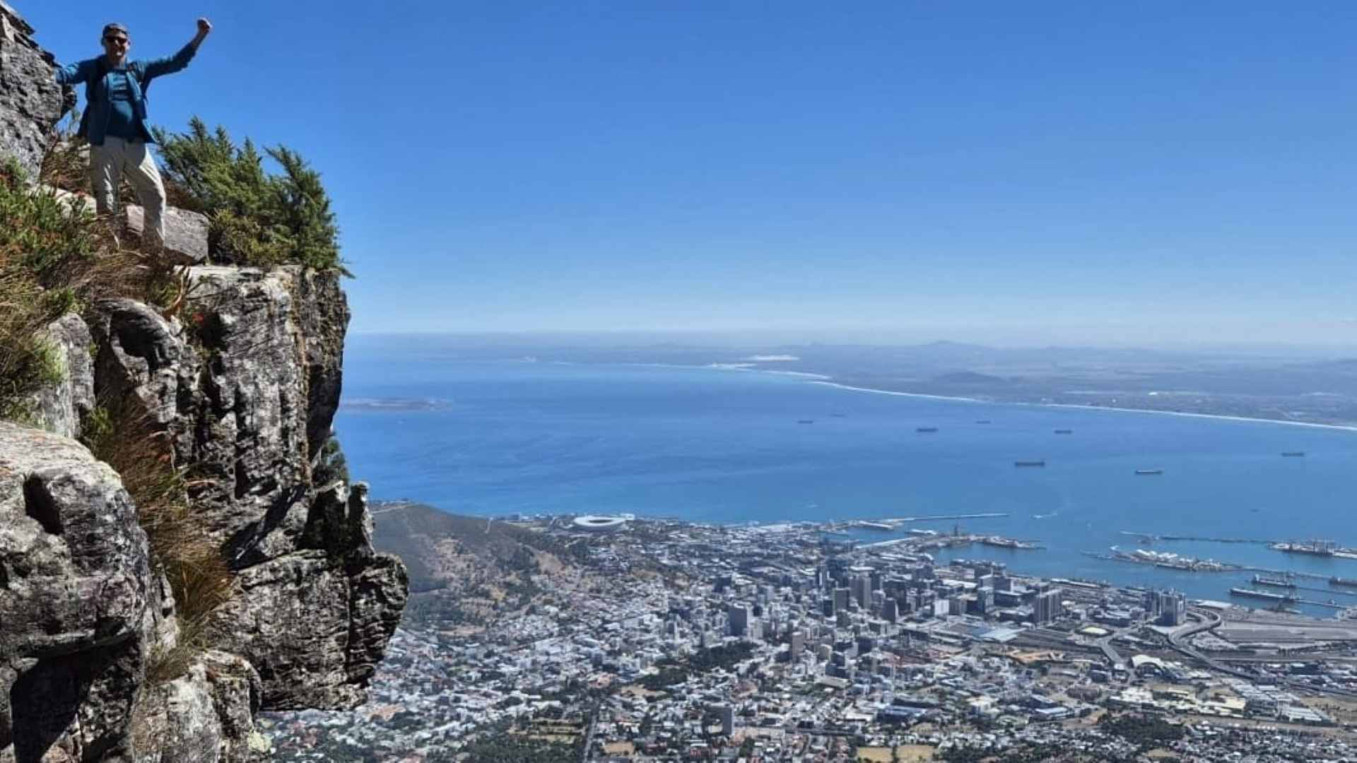 Impressive drop on the Left Face B Route